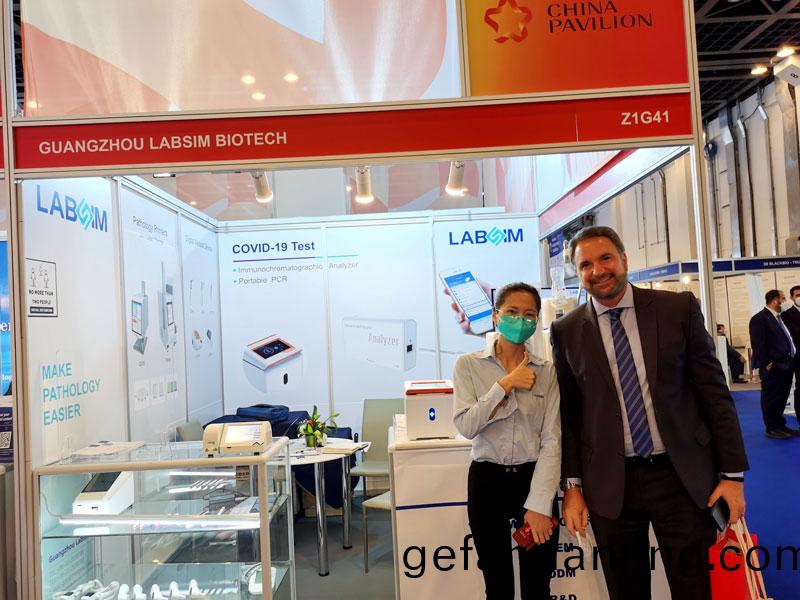 【展會(hui)迴顧(gu)】藍(lan)勃(bo)生物精(jing)綵(cai)亮(liang)相(xiang)2022 MEDLAB Middle East